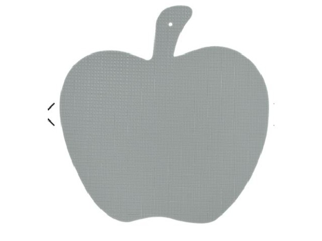 Доска разделочная пластиковая Яблоко, 26*25*0,2 см BASIC Marmiton 17416